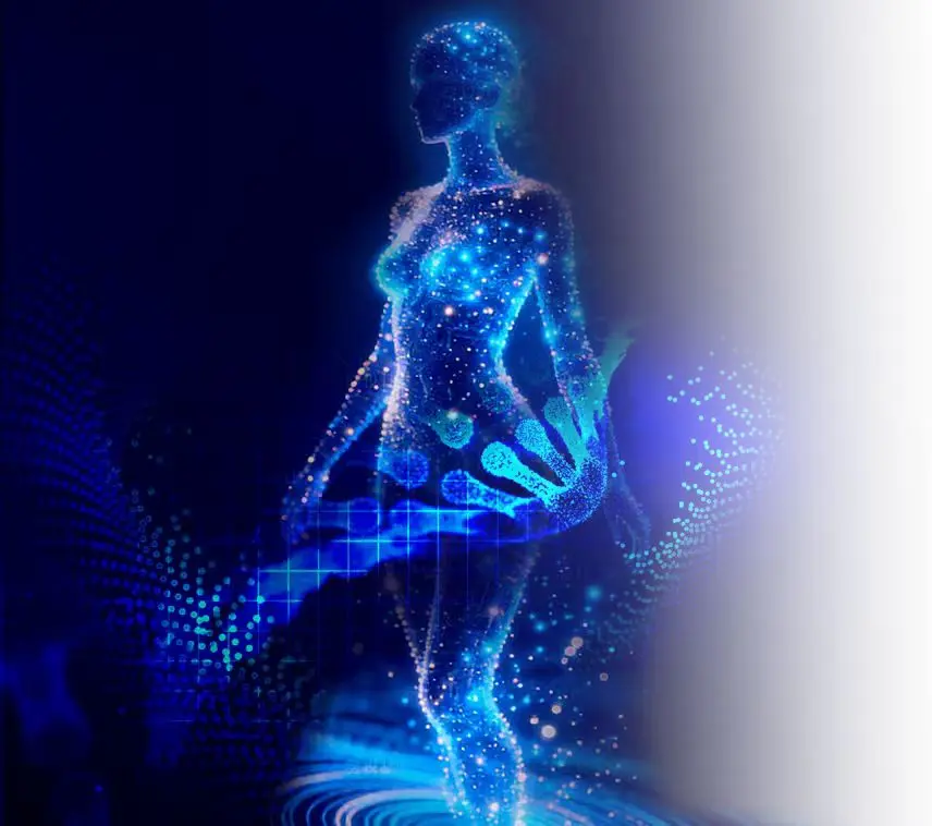 人体与精准递送科学示意图